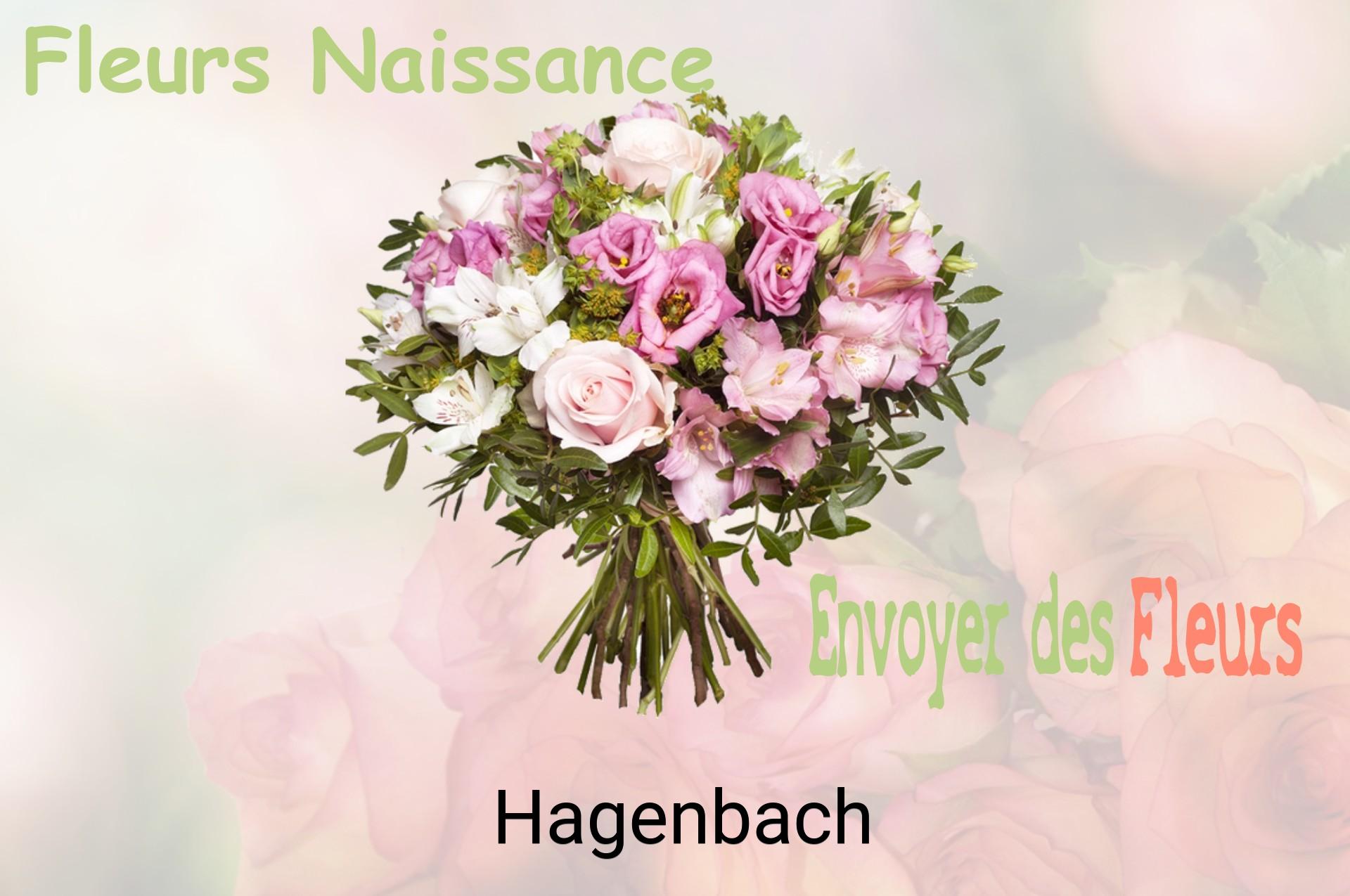 Bouquet de fleurs de naissance livré à Hagenbach