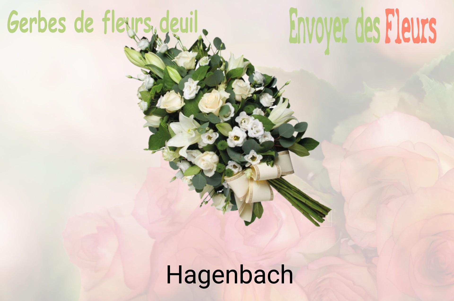 Gerbe de fleurs de deuil livrée à Hagenbach